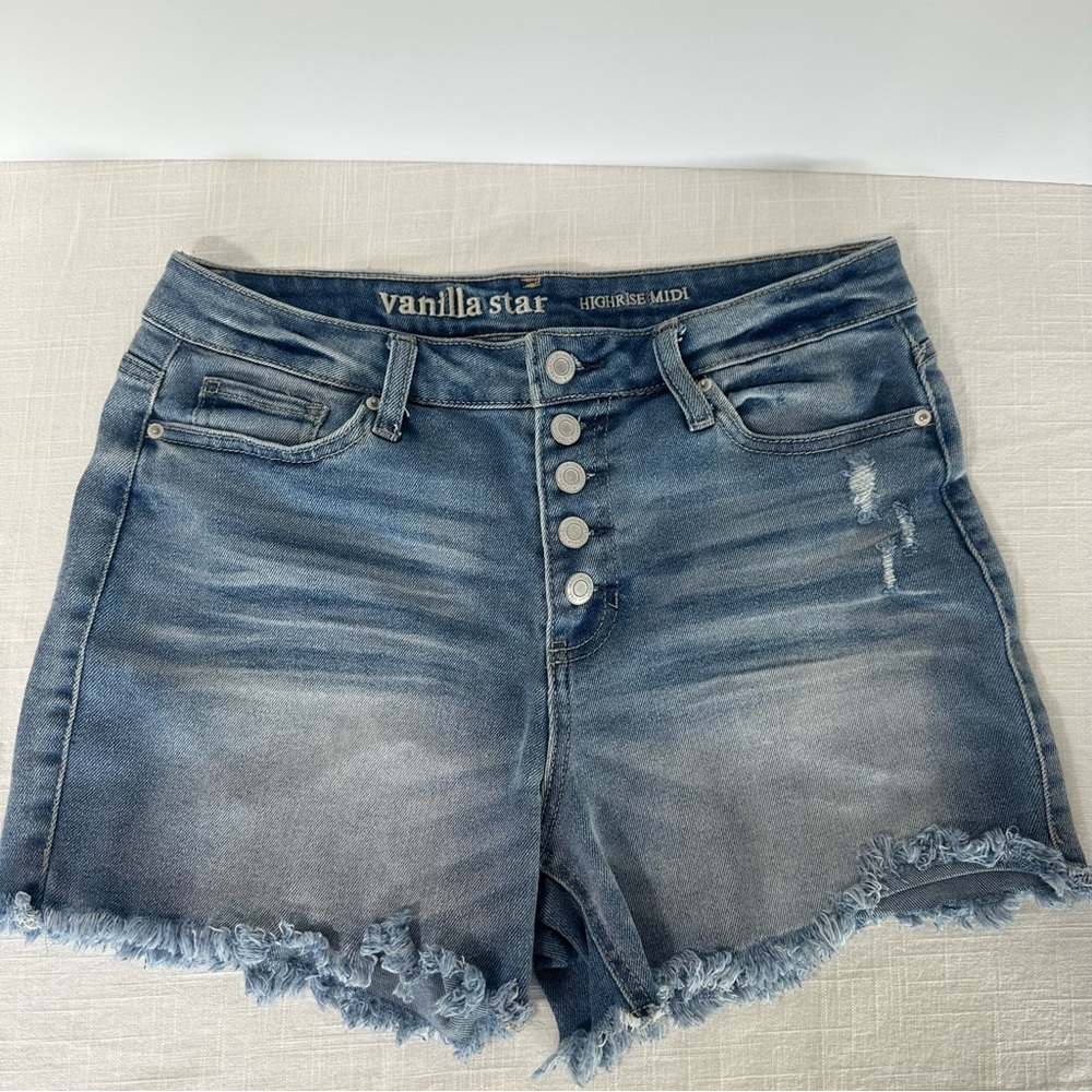 Vanilla Star High Rise Midi Jean Shorts – Size 11